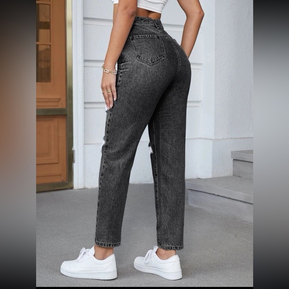 NWOT dark grey jeans - Picture 3 of 8